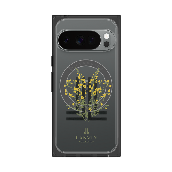 プレミアムスクエアケース with Pixelsnap［ LANVIN COLLECTION - フラワー ］