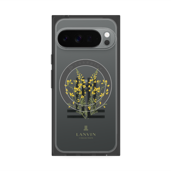 プレミアムスクエアケース with Pixelsnap［ LANVIN COLLECTION - フラワー ］