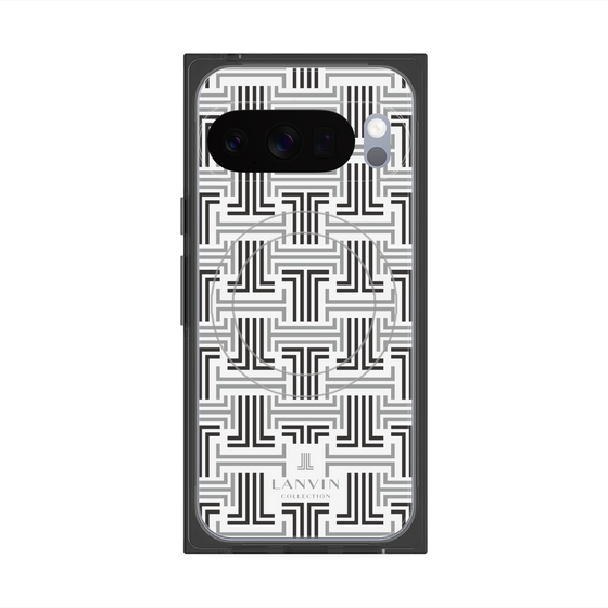 プレミアムスクエアケース with Pixelsnap［ LANVIN COLLECTION - モノグラム ］
