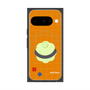 プレミアムスクエアケース with Pixelsnap［ Mod Deco - オリジナル - レトロオレンジ ］