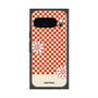 プレミアムスクエアケース with Pixelsnap［ Mod Deco - オリジナル - レトロフラワー ］