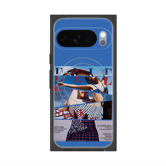 プレミアムスクエアケース with Pixelsnap［ ELLE - 80 YEARS LIBERTY ］