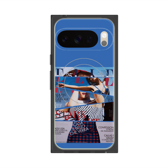 プレミアムスクエアケース with Pixelsnap［ ELLE - 80 YEARS LIBERTY ］