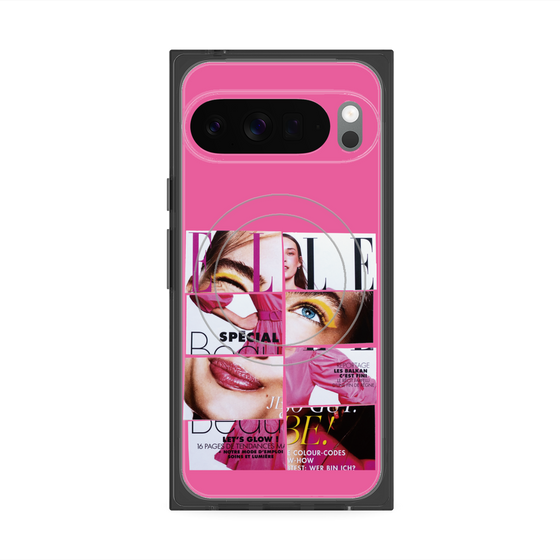 プレミアムスクエアケース with Pixelsnap［ ELLE - 80 YEARS FEMININITY ］