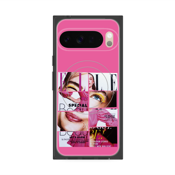 プレミアムスクエアケース with Pixelsnap［ ELLE - 80 YEARS FEMININITY ］