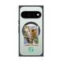 プレミアムスクエアケース with Pixelsnap［ Green Future Project - Guira Tanager ］