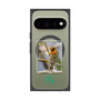 プレミアムスクエアケース with Pixelsnap［ Green Future Project - Guira Tanager ］