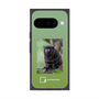 プレミアムスクエアケース with Pixelsnap［ Green Future Project - Black-mantled Tamarin ］
