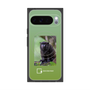 プレミアムスクエアケース with Pixelsnap［ Green Future Project - Black-mantled Tamarin ］