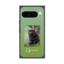 プレミアムスクエアケース with Pixelsnap［ Green Future Project - Black-mantled Tamarin ］