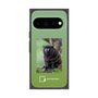 プレミアムスクエアケース with Pixelsnap［ Green Future Project - Black-mantled Tamarin ］