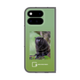 プレミアムスクエアケース with Pixelsnap［ Green Future Project - Black-mantled Tamarin ］