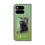 プレミアムスクエアケース with Pixelsnap［ Green Future Project - Black-mantled Tamarin ］