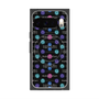 プレミアムスクエアケース with Pixelsnap［ LANVIN en Bleu - Flower pattern ］
