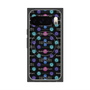 プレミアムスクエアケース with Pixelsnap［ LANVIN en Bleu - Flower pattern ］