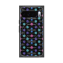 プレミアムスクエアケース with Pixelsnap［ LANVIN en Bleu - Flower pattern ］