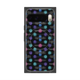 プレミアムスクエアケース with Pixelsnap［ LANVIN en Bleu - Flower pattern ］