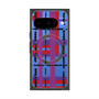プレミアムスクエアケース with Pixelsnap［ LANVIN en Bleu - Plaid ］