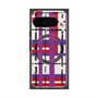 プレミアムスクエアケース with Pixelsnap［ LANVIN en Bleu - Plaid ］