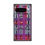 プレミアムスクエアケース with Pixelsnap［ LANVIN en Bleu - Plaid ］