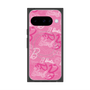 プレミアムスクエアケース with Pixelsnap［ Barbie - ロゴパターン1 ］