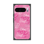 プレミアムスクエアケース with Pixelsnap［ Barbie - ロゴパターン1 ］
