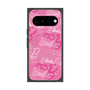 プレミアムスクエアケース with Pixelsnap［ Barbie - ロゴパターン1 ］