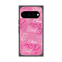プレミアムスクエアケース with Pixelsnap［ Barbie - ロゴパターン1 ］