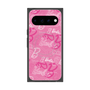 プレミアムスクエアケース with Pixelsnap［ Barbie - ロゴパターン1 ］