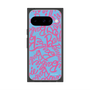 プレミアムスクエアケース with Pixelsnap［ Barbie - ロゴパターン2 ］