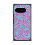 プレミアムスクエアケース with Pixelsnap［ Barbie - ロゴパターン2 ］