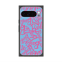 プレミアムスクエアケース with Pixelsnap［ Barbie - ロゴパターン2 ］