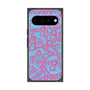 プレミアムスクエアケース with Pixelsnap［ Barbie - ロゴパターン2 ］