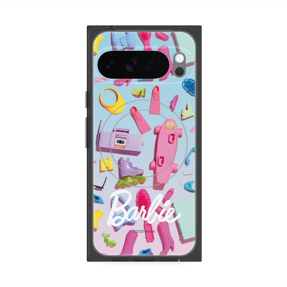 プレミアムスクエアケース with Pixelsnap［ Barbie - お出かけ ］