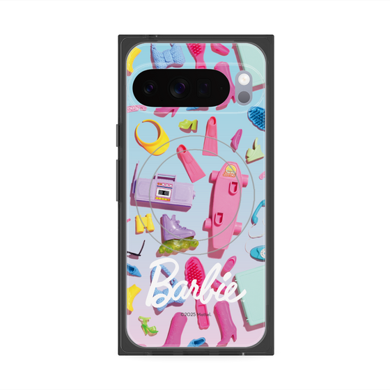 プレミアムスクエアケース with Pixelsnap［ Barbie - お出かけ ］