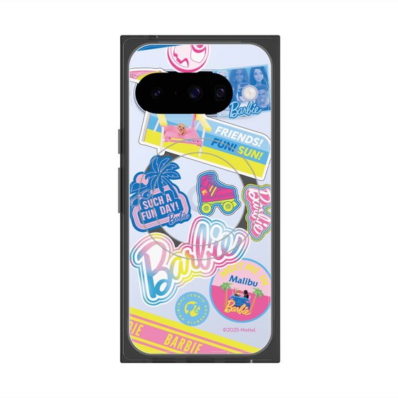 プレミアムスクエアケース with Pixelsnap［ Barbie - ステッカー ］