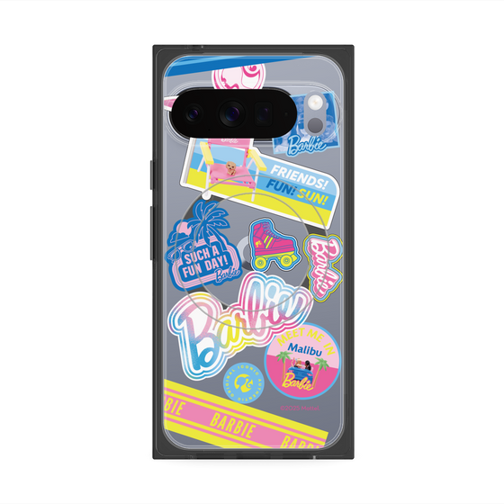 プレミアムスクエアケース with Pixelsnap［ Barbie - ステッカー ］