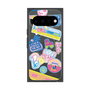 プレミアムスクエアケース with Pixelsnap［ Barbie - ステッカー ］