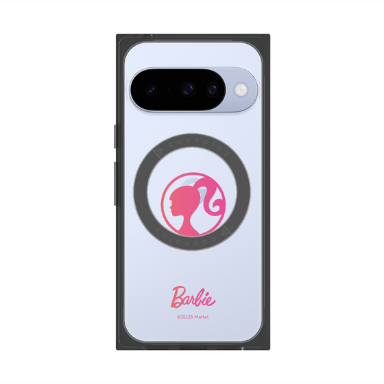 プレミアムスクエアケース with Pixelsnap［ Barbie - ロゴ ］