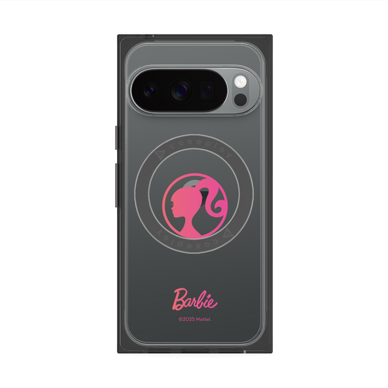 プレミアムスクエアケース with Pixelsnap［ Barbie - ロゴ ］