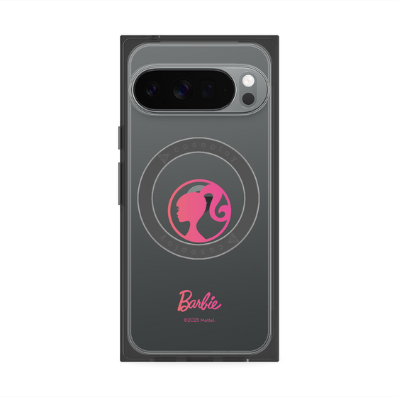 プレミアムスクエアケース with Pixelsnap［ Barbie - ロゴ ］