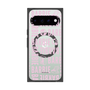 プレミアムスクエアケース with Pixelsnap［ Barbie - ロゴパターン3 - クリア ］