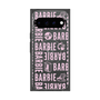 プレミアムスクエアケース with Pixelsnap［ Barbie - ロゴパターン3 - クリア ］