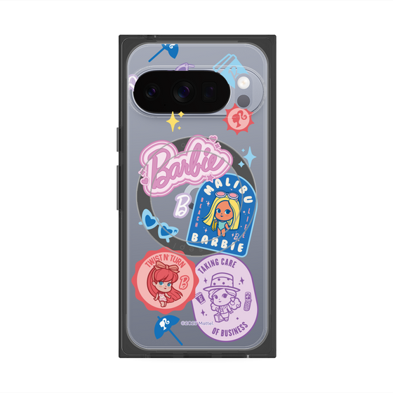 プレミアムスクエアケース with Pixelsnap［ Barbie - CUTIE STYLE2 ］