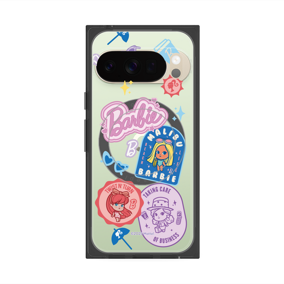 プレミアムスクエアケース with Pixelsnap［ Barbie - CUTIE STYLE2 ］