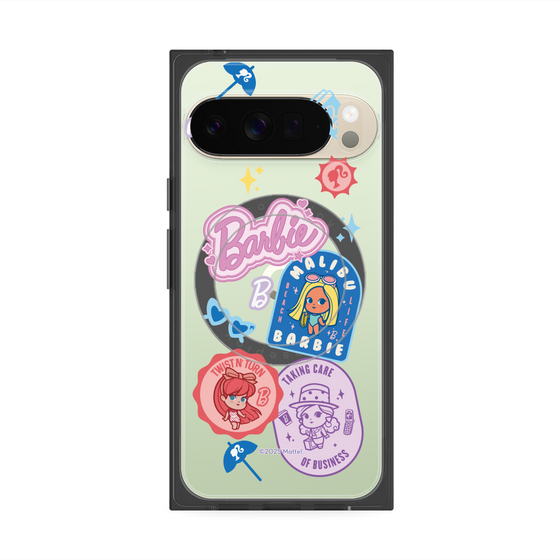 プレミアムスクエアケース with Pixelsnap［ Barbie - CUTIE STYLE2 ］