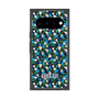 プレミアムスクエアケース with Pixelsnap［ ANNA SUI - HEARTS VINE - BLUE ］