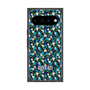 プレミアムスクエアケース with Pixelsnap［ ANNA SUI - HEARTS VINE - BLUE ］
