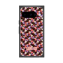 プレミアムスクエアケース with Pixelsnap［ ANNA SUI - HEARTS VINE - PINK ］