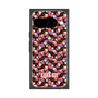 プレミアムスクエアケース with Pixelsnap［ ANNA SUI - HEARTS VINE - PINK ］